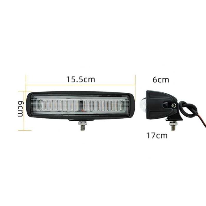 Предупредителна LED ЛЕД червена/синя светлина за мотокар електрокар