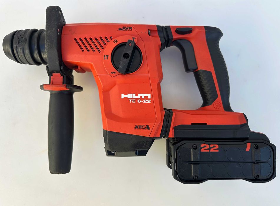 Hilti TE 6-22 AVR/ATC Nuron - Безчетков акумулаторен перфоратор перфектен!