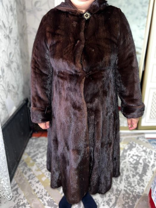 Таза былғары шуба