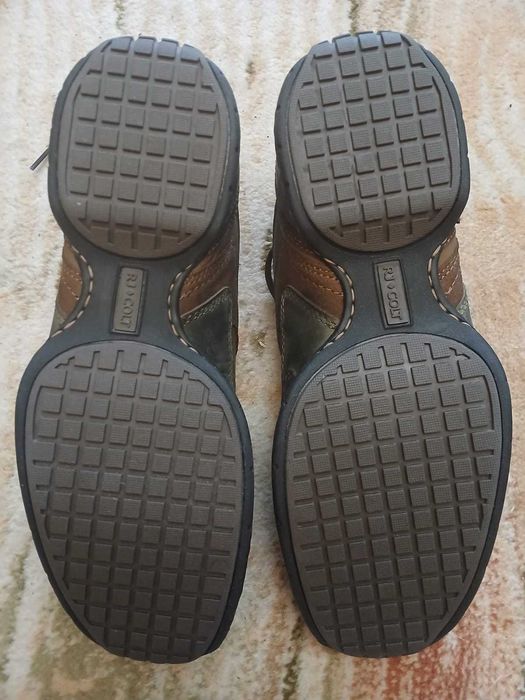 Pantofi piele americani - JIMLAR RJ COLT - brown/olive/tan - mărime 10.5 US (~ 44 EU)