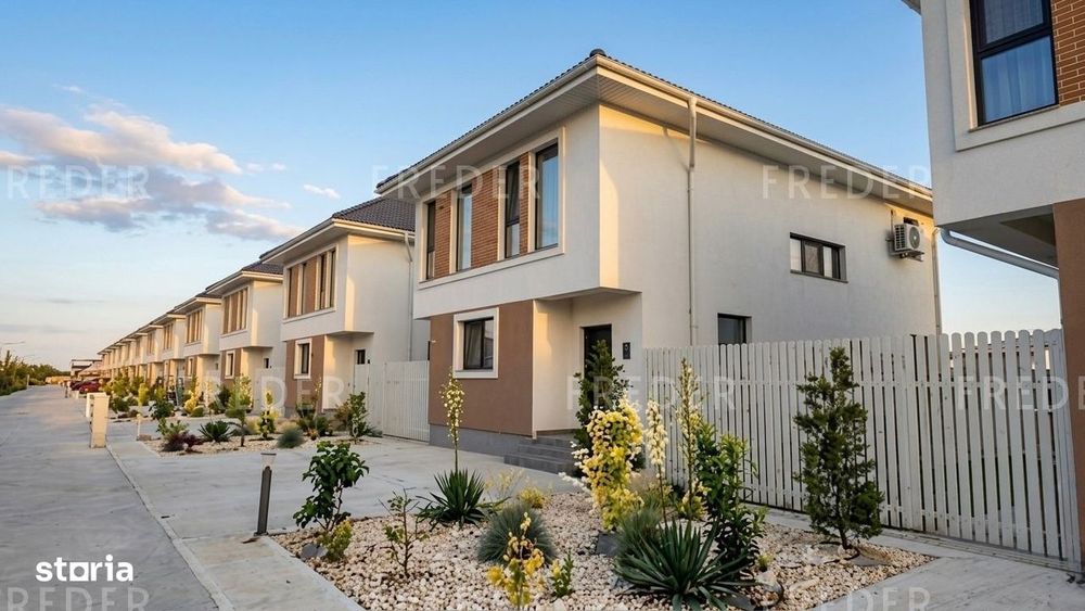 De inchiriat casa cu 4 camere in complex rezidential Tunari