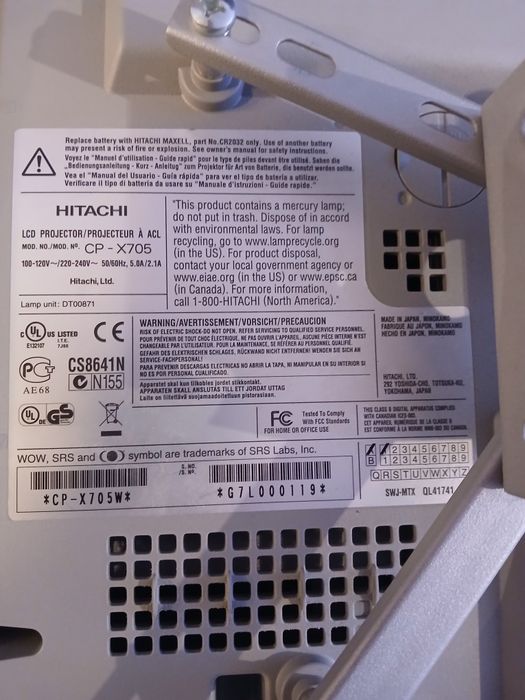Videoproiector Hitachi