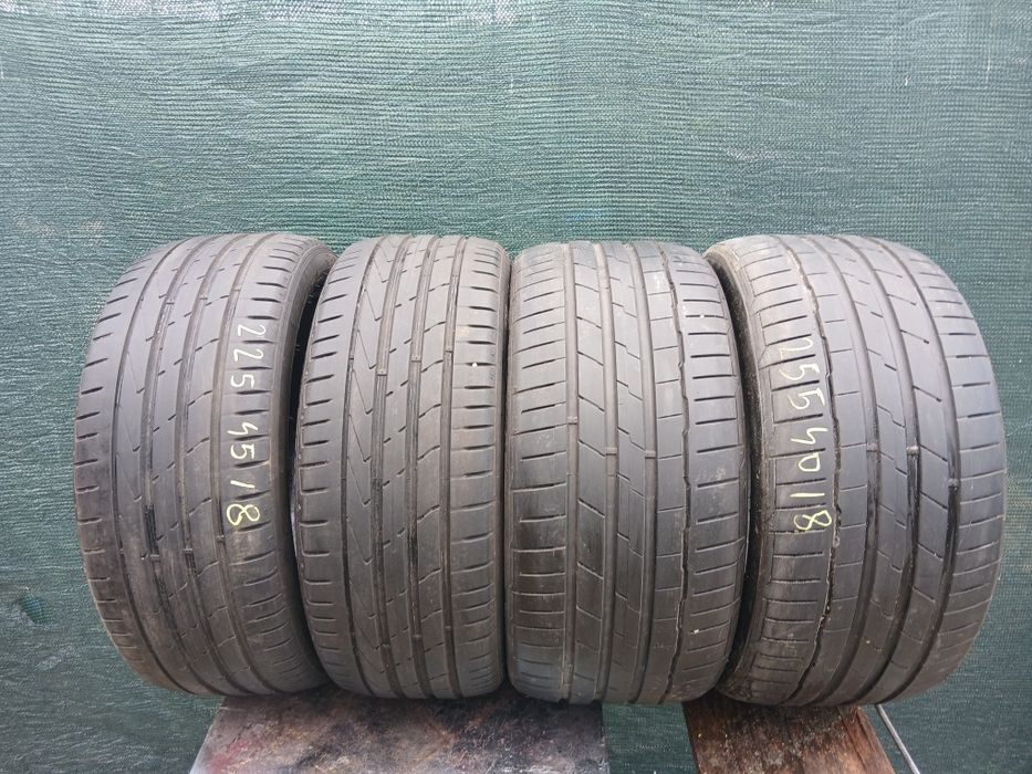 225/45/18  2 buc 255/40/18 2 buc Hankook  vara dot 0923. 6,,00mm
