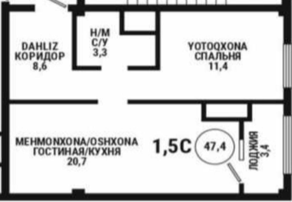 Продаётся СВОЯ 2-х комнатная квартира в ЖК "Koh-Ota" (Новостройка)