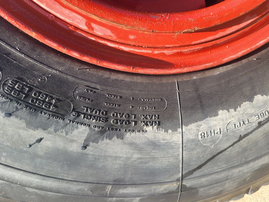 Jante complecte Remorcă, Michelin 10.00 R15 /9.00-16 (18ply) 6prezoane  (5000 kg/anvelopă)