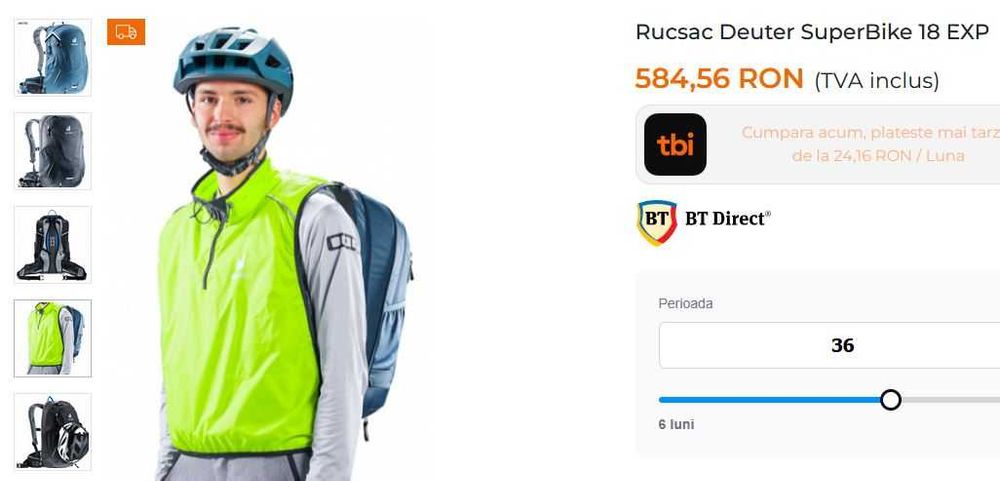 Rucsac pentru bicicleta DEUTER SuperBike 18 EXP