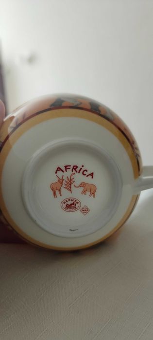 Фарфоровая чашка Hermes