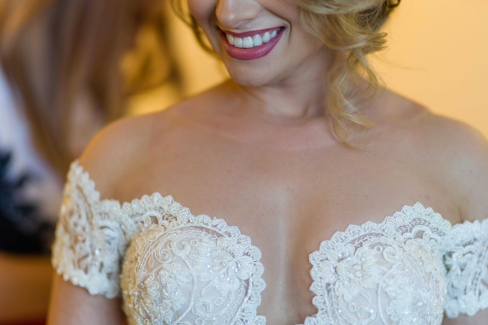 Rochie de mireasă Maya Fashion, mărimea XS/S, cu voal și diademă