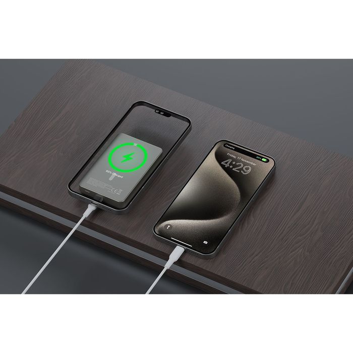 PowerBank 10000mAh MagSafe Aluminum Power Bank with Battery Level Ind