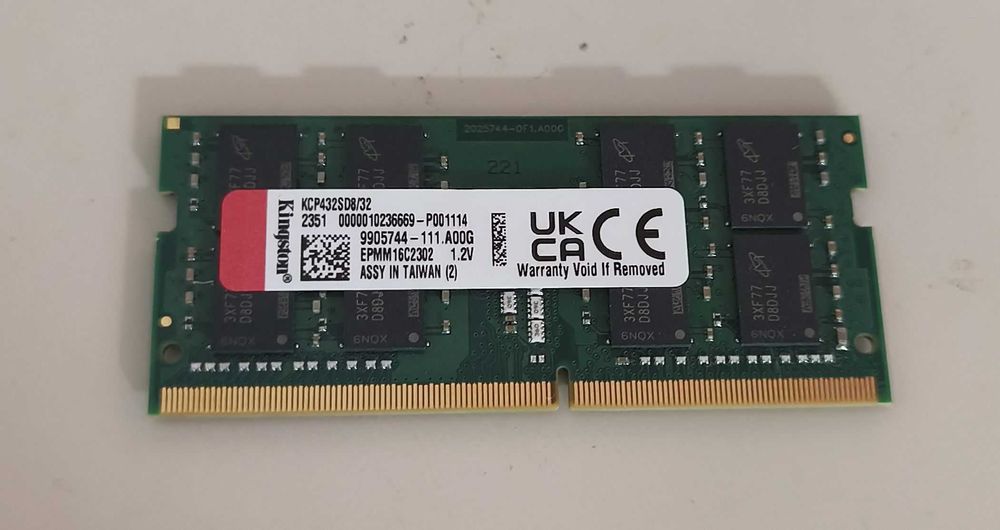 Memorie Laptop RAM 1x32G DDR4-3200