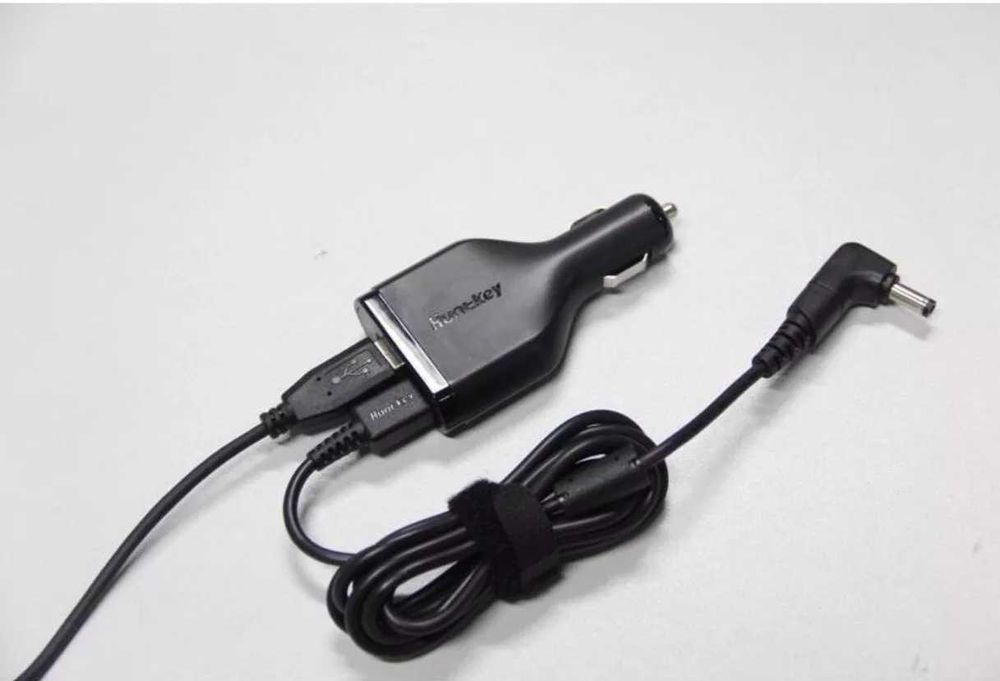 Зарядное устройство для ноутбука универсальное от прикуривателя Huntke