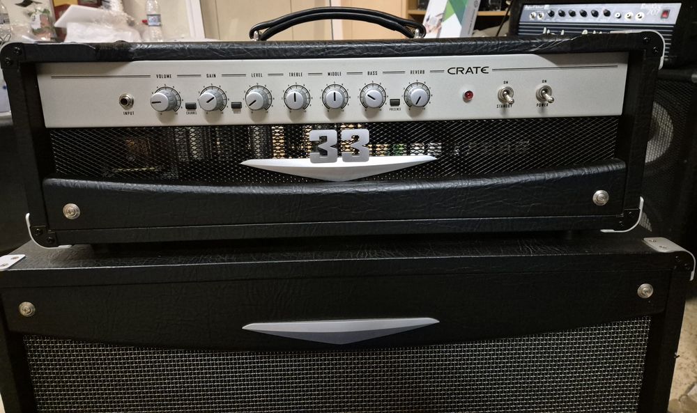 Лампов усилвател за китара + кабинет 2×12