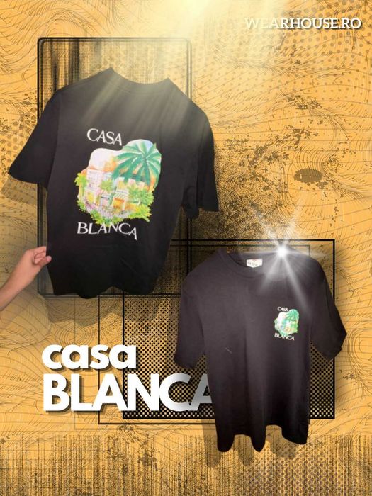Tricou Casablanca peisaj palmieri