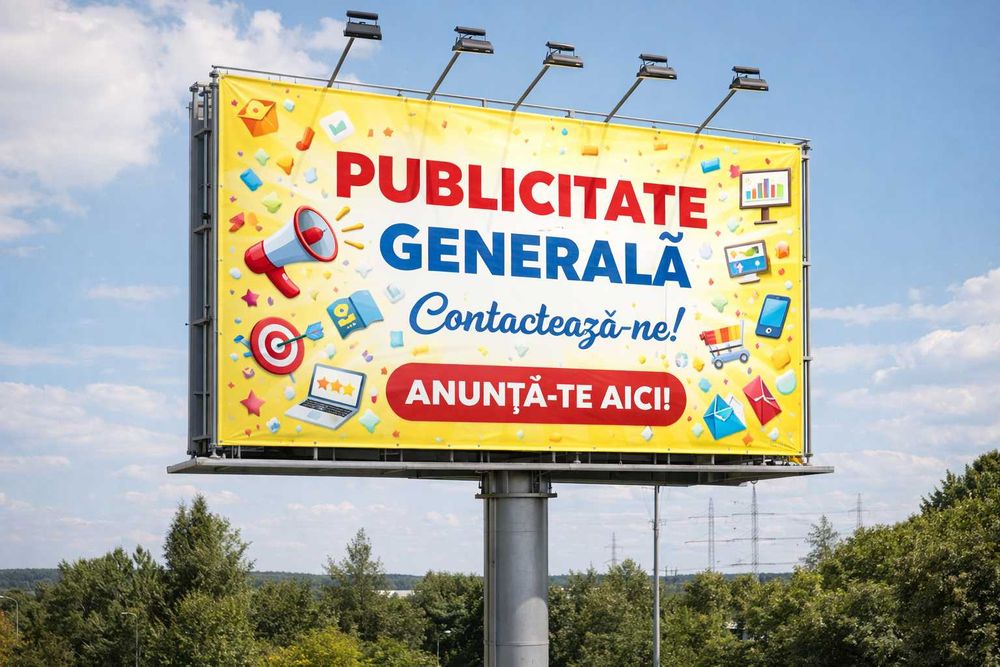 Bannere publicitare personalizate - calitate premium