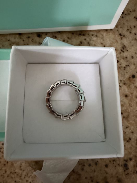 Сребърен пръстен змия Serpenti