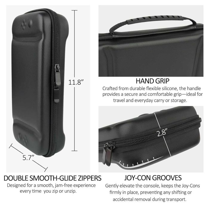 Husă transport andocabilă Nintendo Switch 2,accesorii 8-1,folie sticla