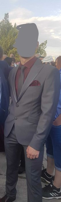 Мъжки костюм LAZARINI 46 номер