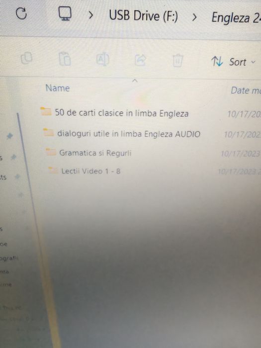Carte engleza + stick