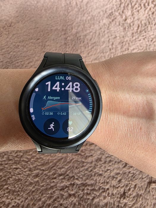 Samsung Galaxy Watch 5 Pro Titanium, 45mm, Baterie Excelentă