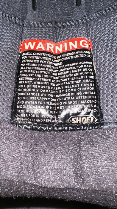 Оригинален шлем за мотористи SHOEI - ЦЕНА ПО ДОГОВАРЯНЕ!