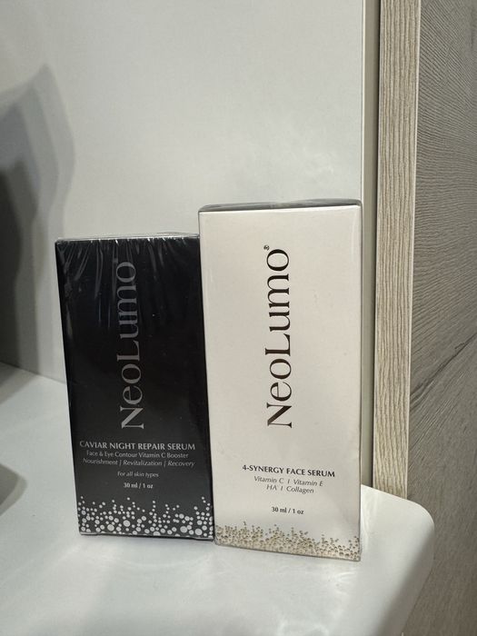 Set 2 seruri NeoLumo – Eye Serum + Caviar Night Repair