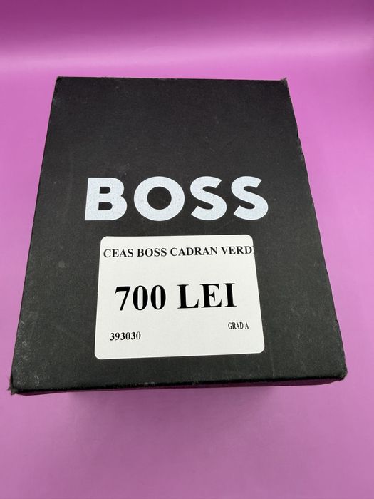 Ceas Hugo Boss Cadran verde Nou •Matei Amanet Margeanului•3930