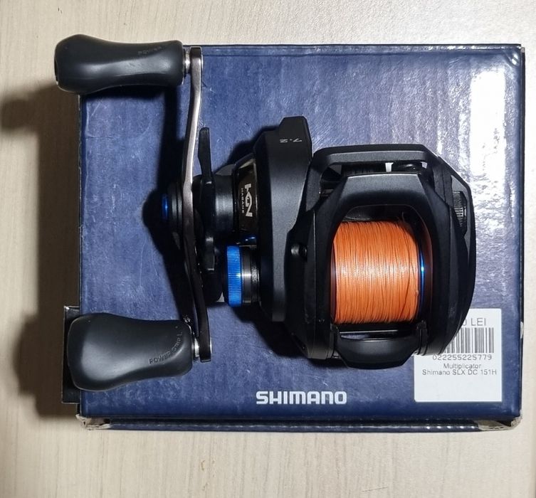 Shimano SLX DC 151HG + cutie + factură – stare foarte bună