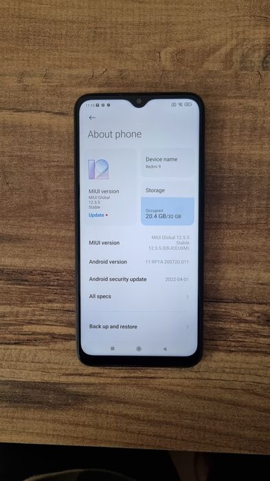 Telefon Redmi note 9