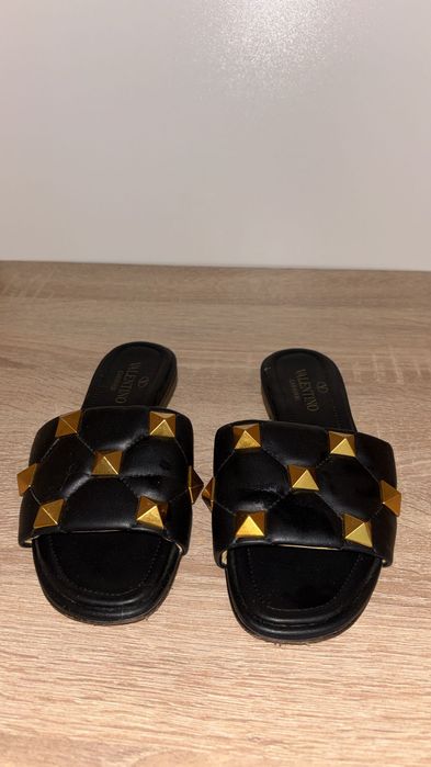 Papuci Valentino rockstud piele naturală