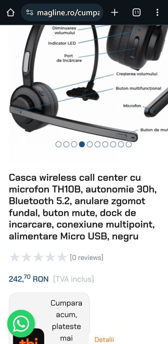 Vând căști wireless