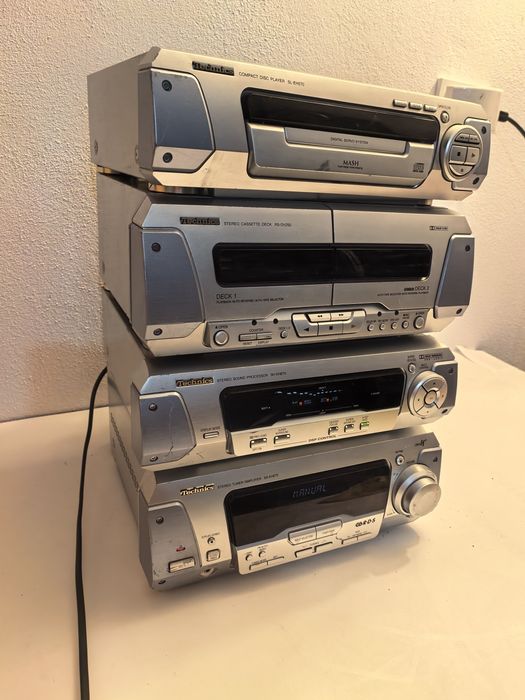 Amplificator Technics SA EH 670, procesoe sunet SH EH 670, CD SL EH 570 si deck  RS DV 250 staie