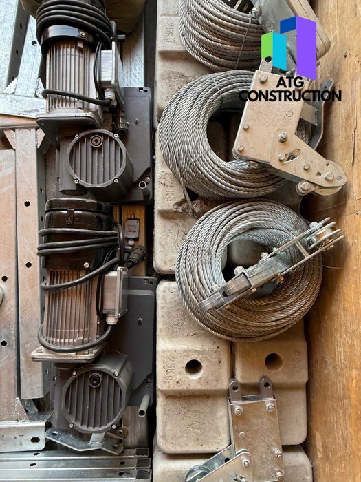 Строительная люлька серии ZLP-630, никель, импорт, полный комплект ZLP