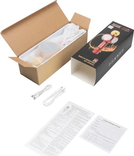 Беспроводной микрофон-караоке Bluetooth WS-1816 с подсветкой