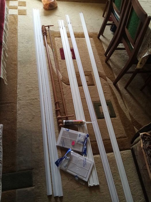 Карнизы для штор , уголок ПВХ