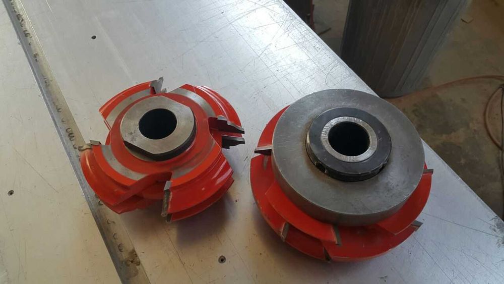 Комплект фрез для дверной обвязки (папа-мама), филенка, сращивание