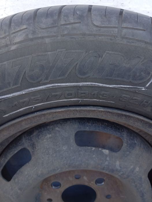 Комплект летних шин + диски 175.70 R13