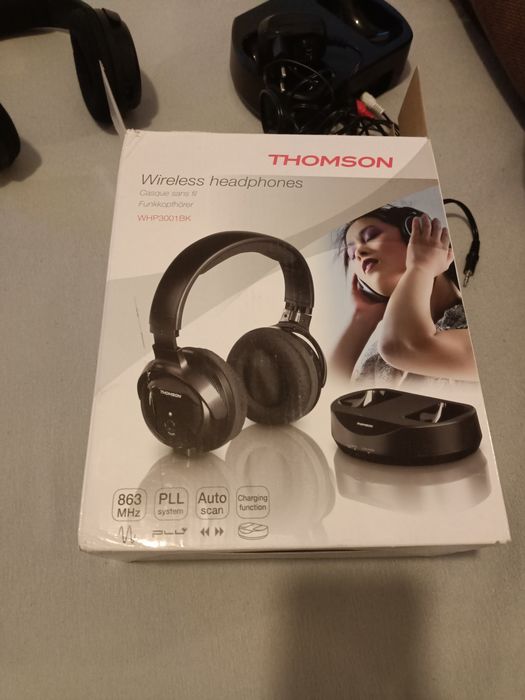 Căști cu banda Thomson whp3001bk