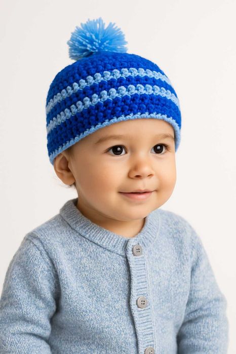 Ръчно плетени детски шапки
