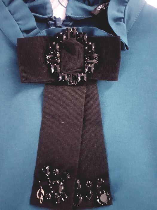 Нарядное платье темнобирюзового цвета