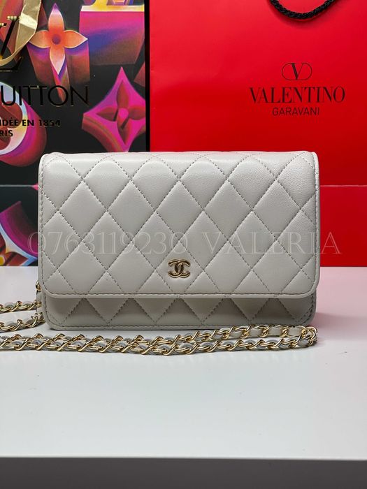 Geanta Mica - Piele Naturala Alb/ivoire