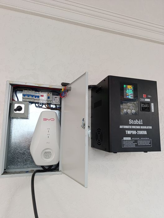 Установка зарядки для электромобилей все модели