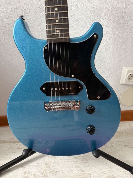 VAND URGENT Chitara Electrica Harley Benton DC-Junior Pelham Blue