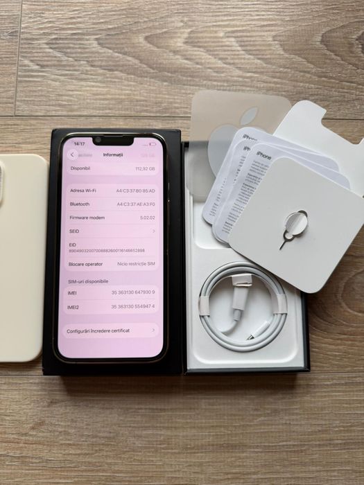 Iphone 13 Pro, 128gb, bat.80% - gold, ca nou