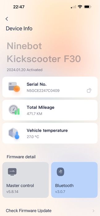 Электросамокат Ninebot F30