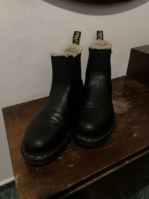Dr. Martens 2976 Leonore Faux Fur Chelsea Boots Мъжки Боти
