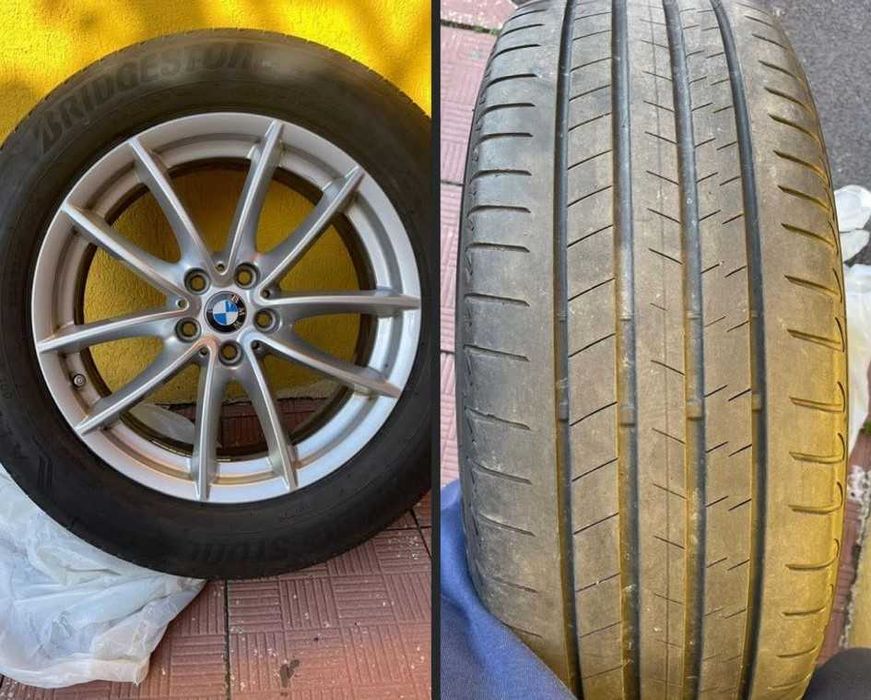 Jante aliaj originale BMW 18' cu anvelope vara Bridgestone 225/60