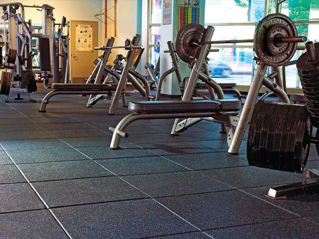 Плитка Резиновый  для тренажерных залов Rezina plitka