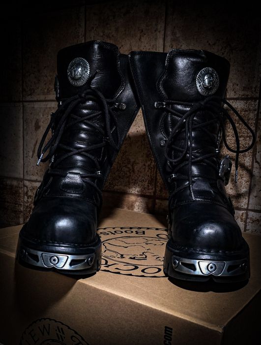 Мото Боти Ботуши кубинки New rock reactor 391 естествена кожа