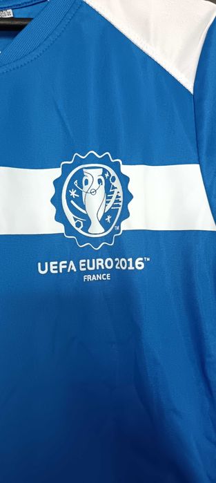 Euro 2016 France Футболна мъжка тениска на Италия размер М
