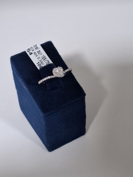 Inel aur 18k cu diamante